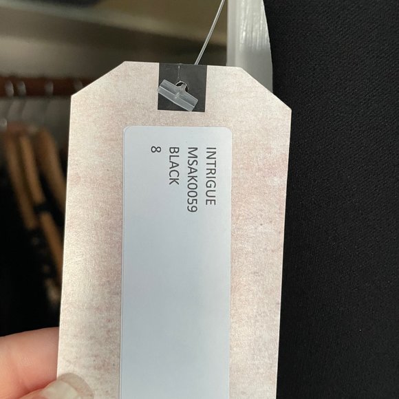 Katie May Intrigue Full Length Black Dress - Picture 5 of 6